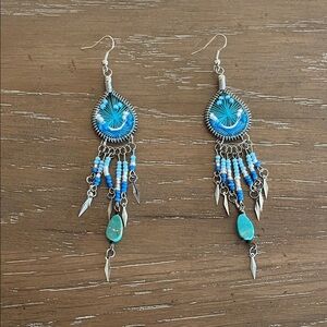 Native American Dream Catcher Earrings